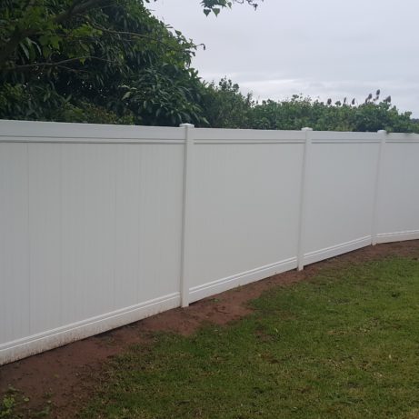 Vinyl fence