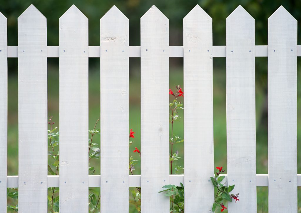 Wood picket style fencing adelaide