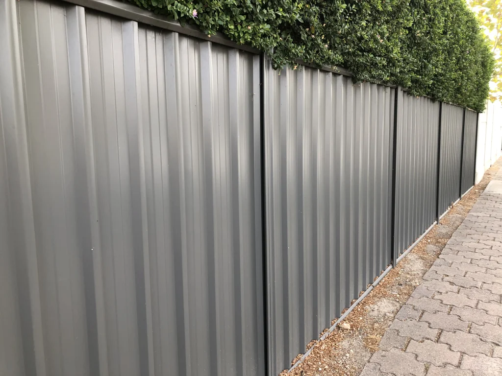 Colorbond good neighbour fence