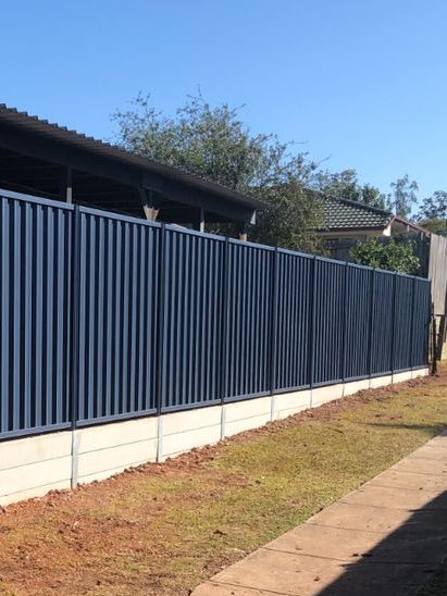 why put sleepers under colorbond fence