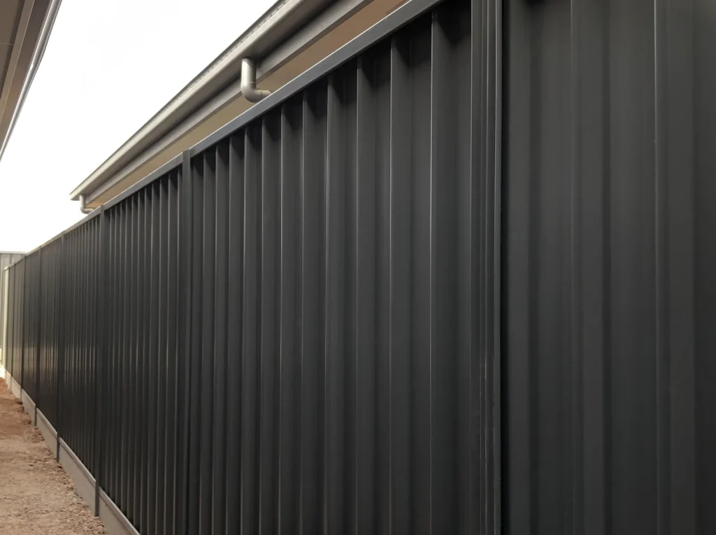 Colorbond fencing sheet, Angle Vale
